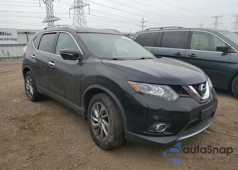 2014 Nissan Rogue S из США, поврежденный, VIN 5N1AT2MV2EC807733